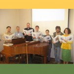 Choir with new Choirbooks